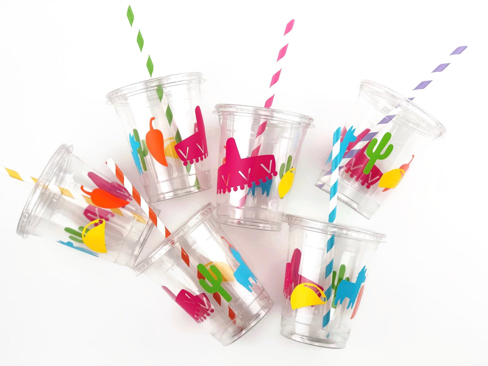 Fiesta Colorful Party Cup Set - Stesha Party