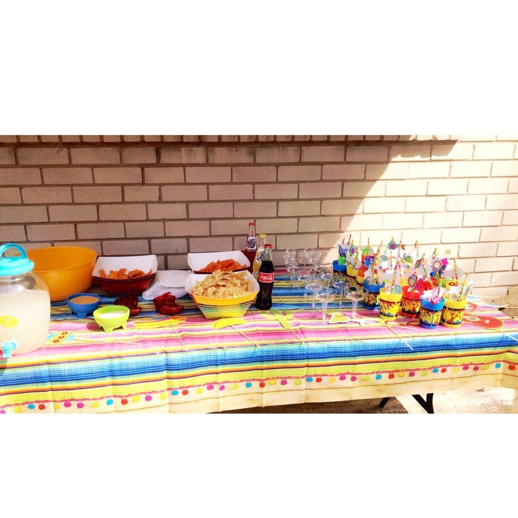 Fiesta Colorful Tablecloth - Stesha Party