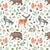 Forest Animal Wrapping Paper - Stesha Party