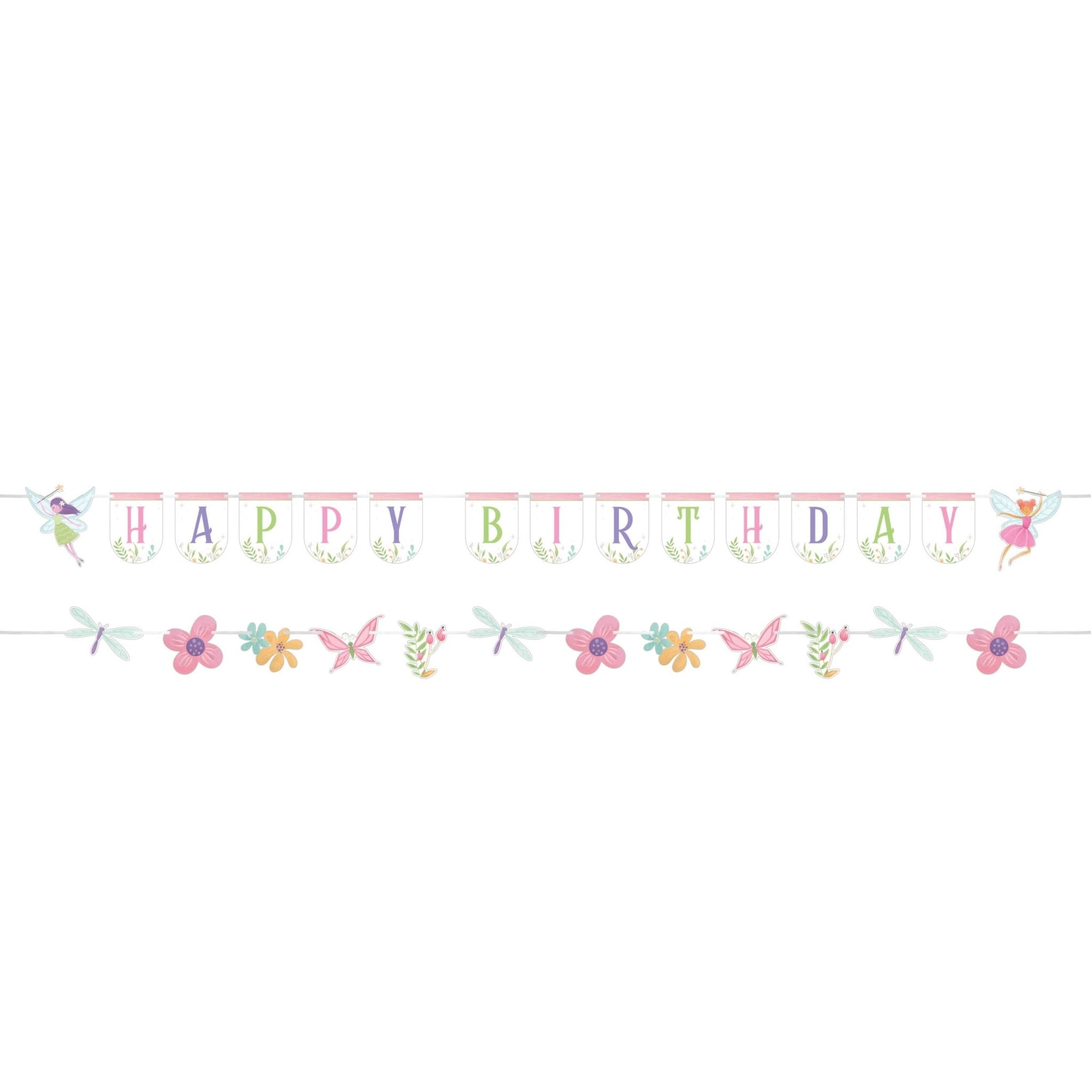 Forest Fairy Birthday Banner - Stesha Party