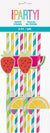 Fruit Party Paper Straws - Stesha Party