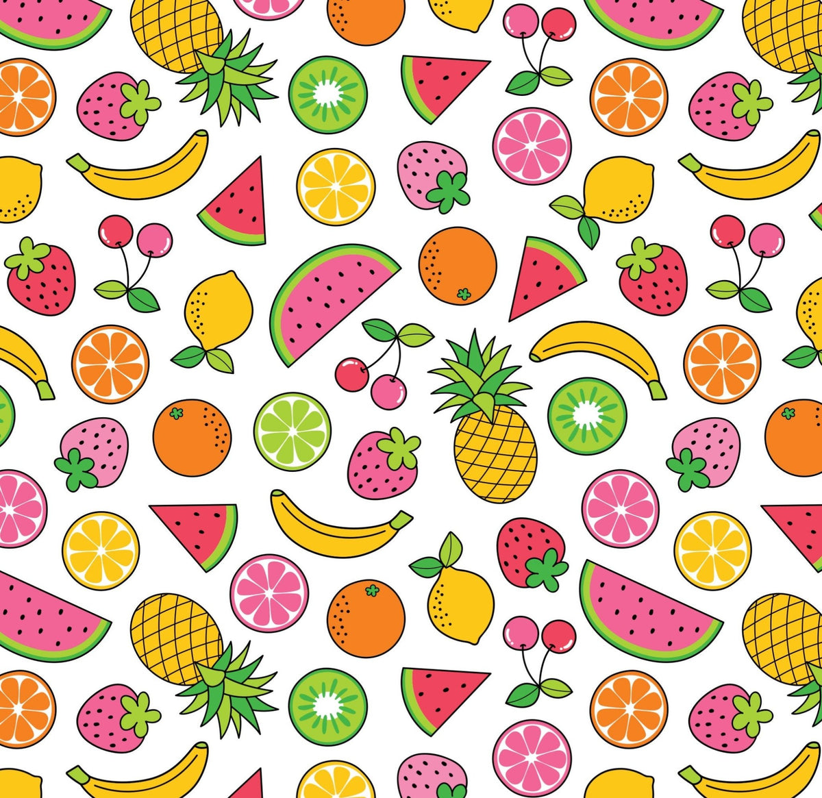 Fruit Themed Wrapping Paper - Stesha Party