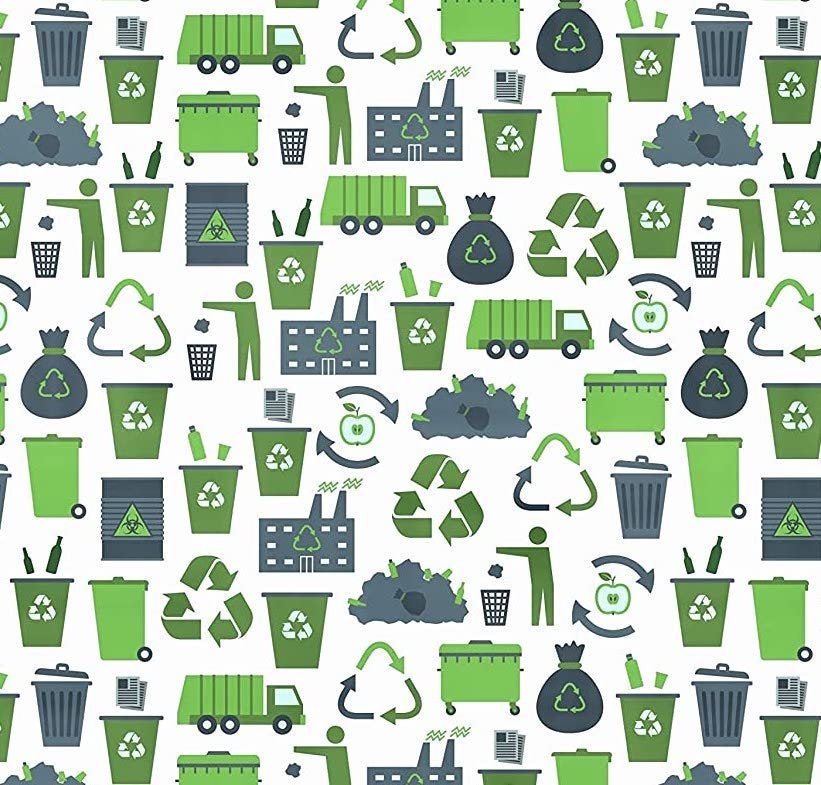 Garbage Wrapping Paper - Stesha Party