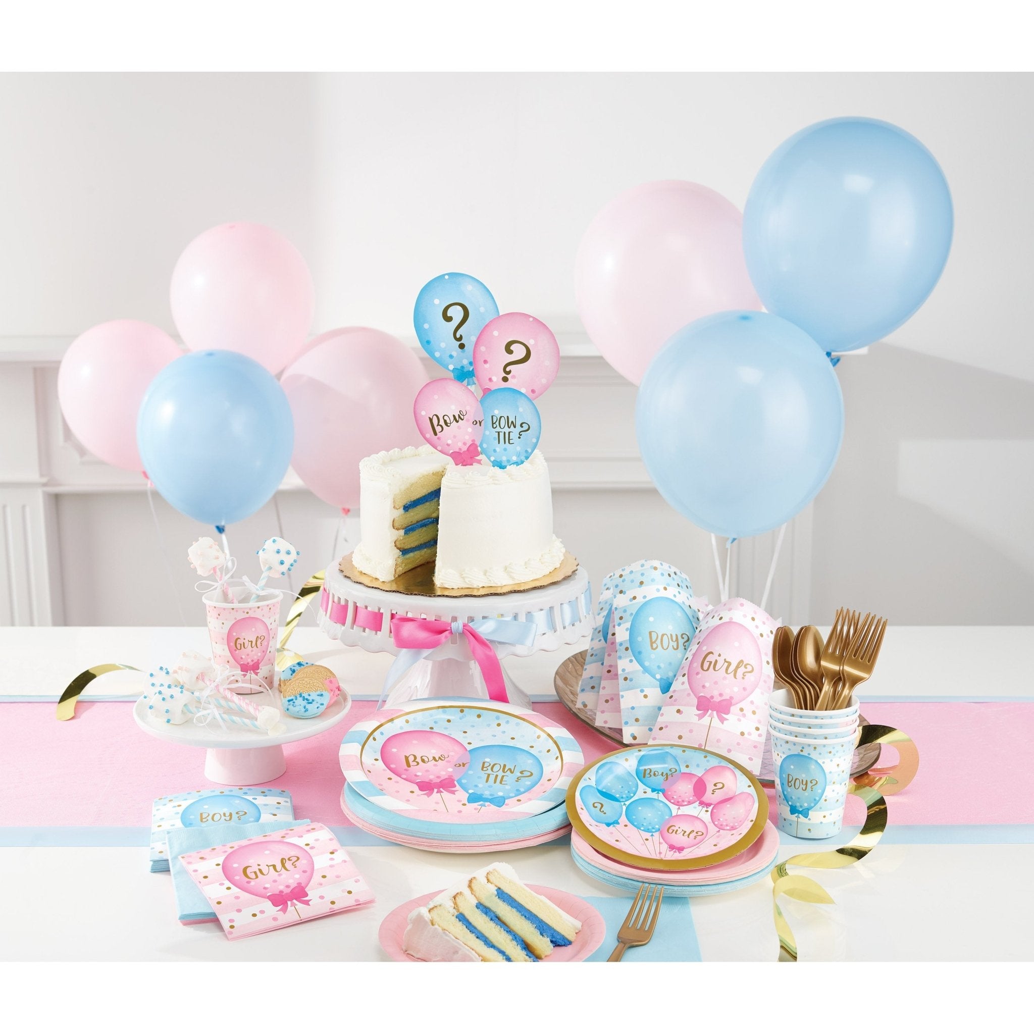 Gender Reveal Party Table Centerpiece - Stesha Party - centerpiece, gender  reveal