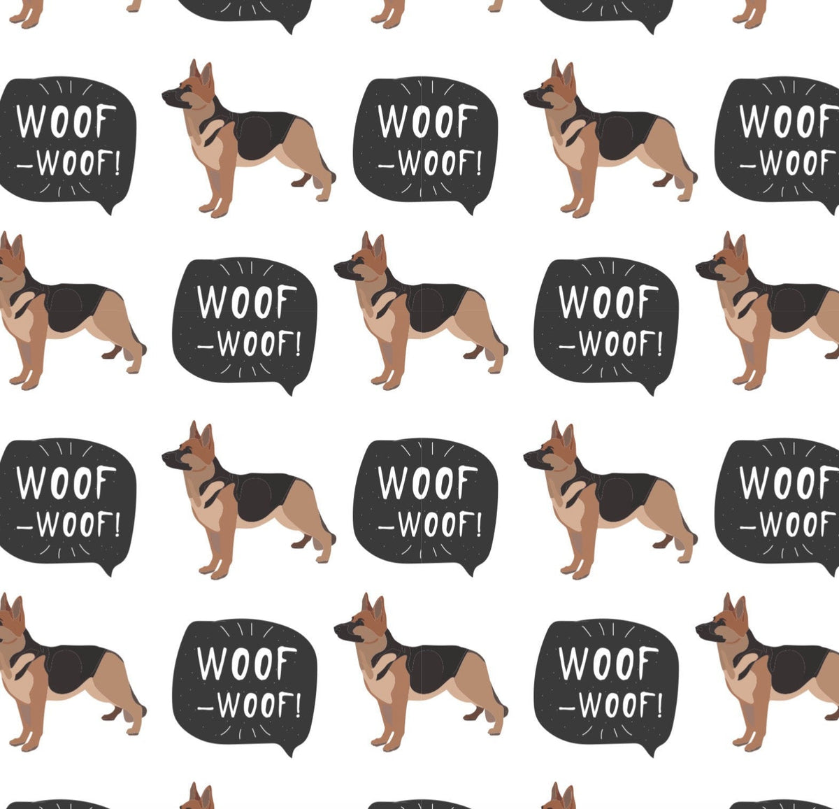 German Shepherd Wrapping Paper - Stesha Party