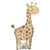 Giraffe Hello Baby Balloon - Stesha Party