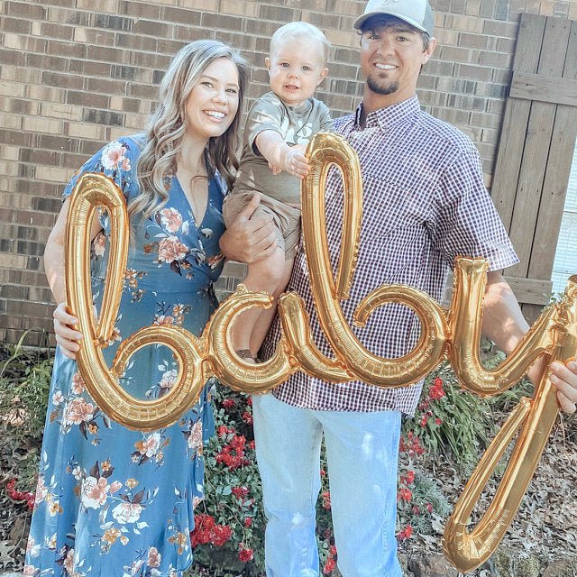 Gold "Baby" Balloon - Stesha Party