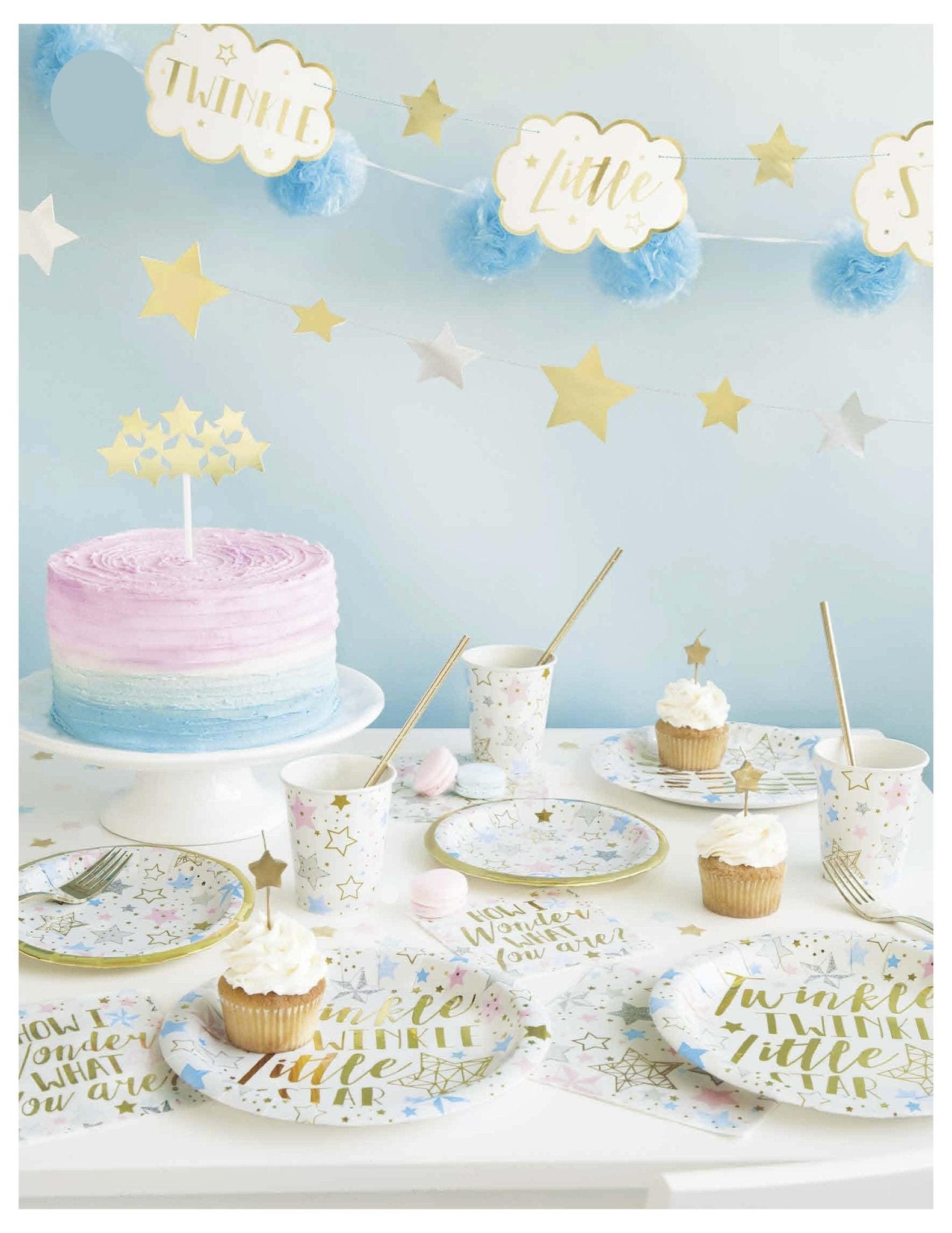 Gold Star Candles - Stesha Party