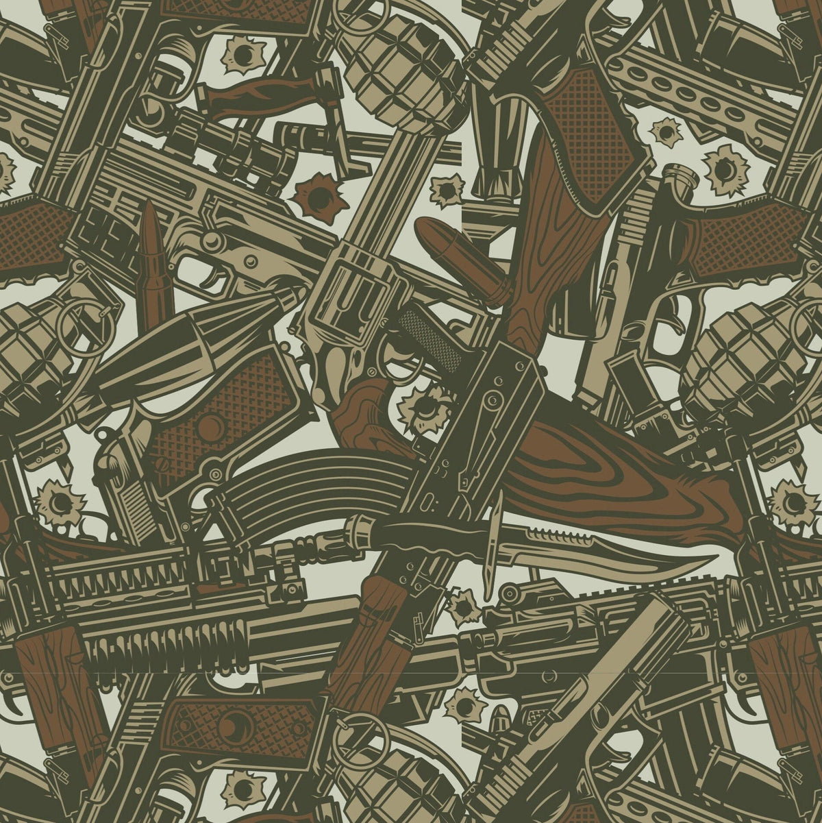 Gun Wrapping Paper - Stesha Party