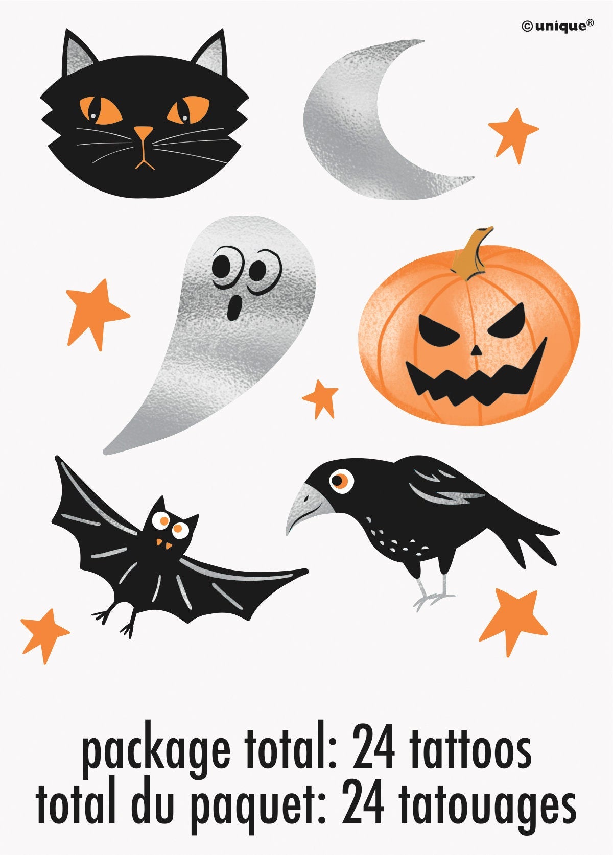 Halloween Temporary Tattoos 24ct - Stesha Party