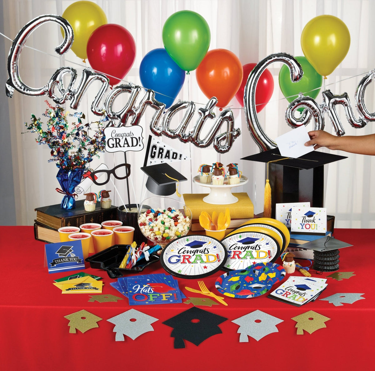 Hats Off Grad Party Supplies - Stesha Party