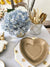 Heart Shaped Gold Cake Plates - Stesha Party