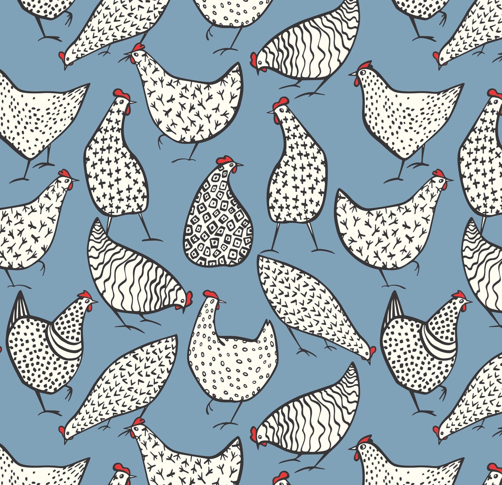 Hen Wrapping Paper - Stesha Party