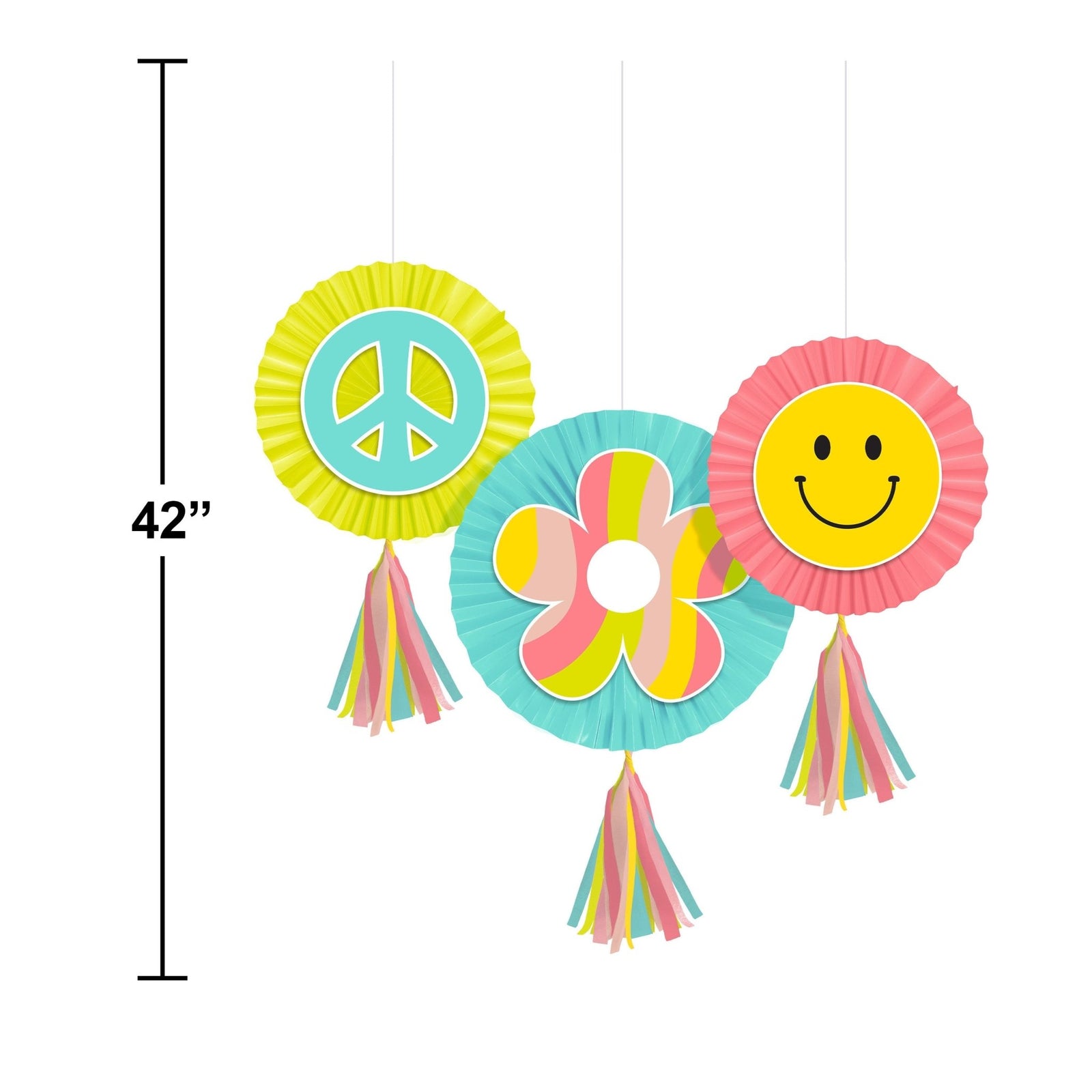 Hippie Party Hanging Decorations - Stesha Party