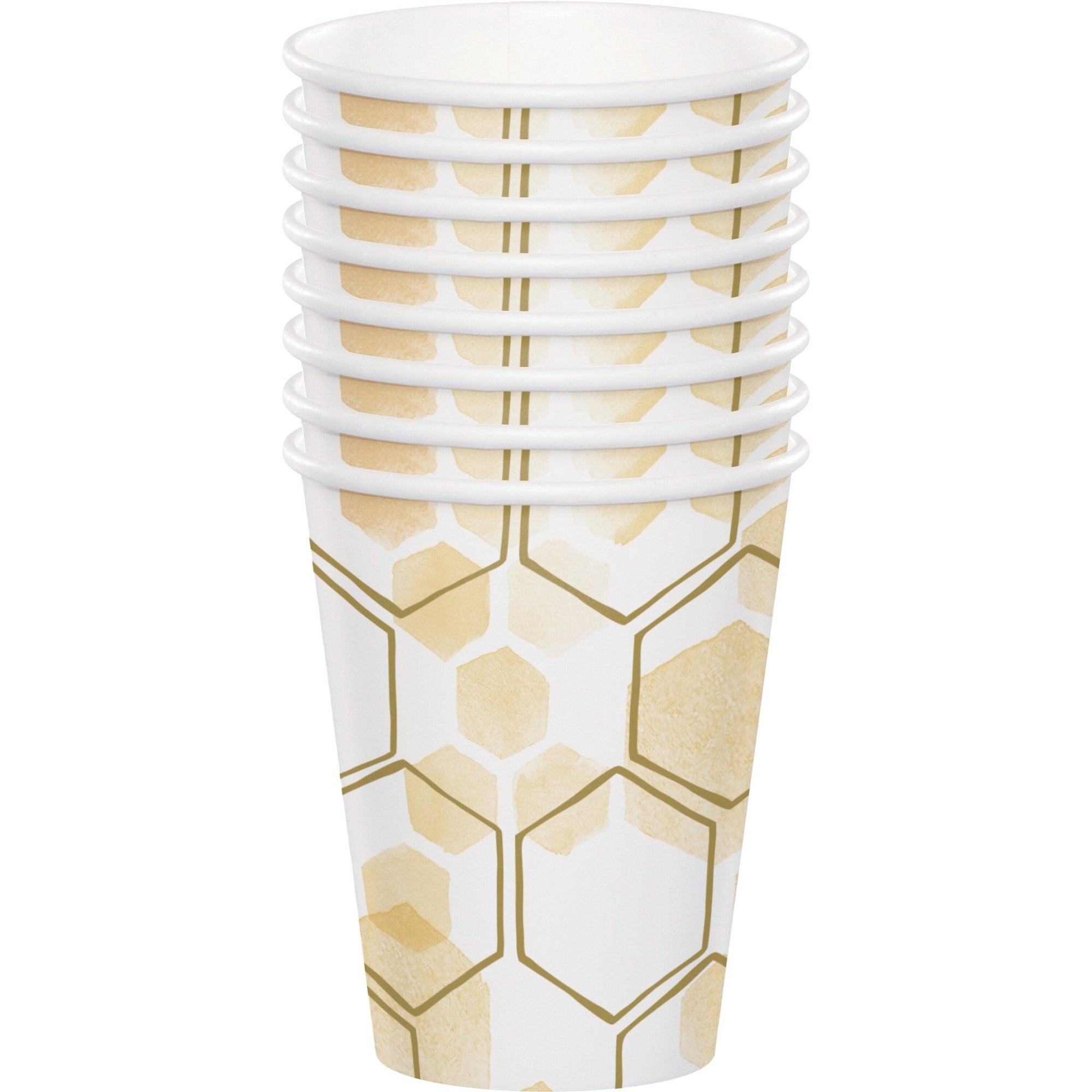 Honeycomb Bee Party Cups - Stesha Party