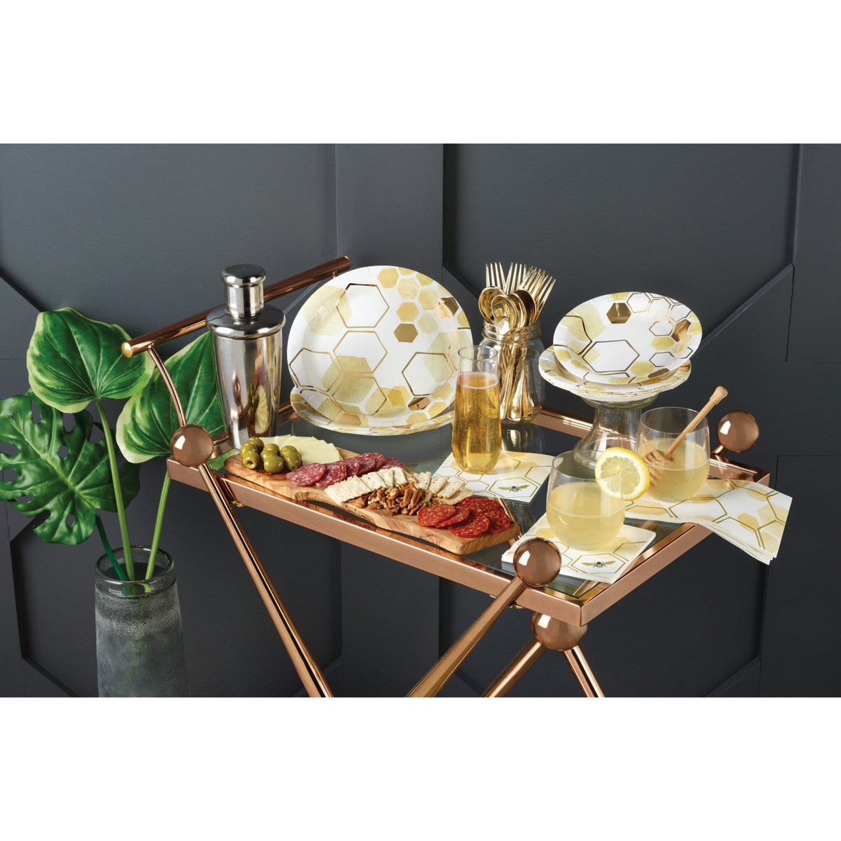 Honeycomb Bee Party Cups - Stesha Party