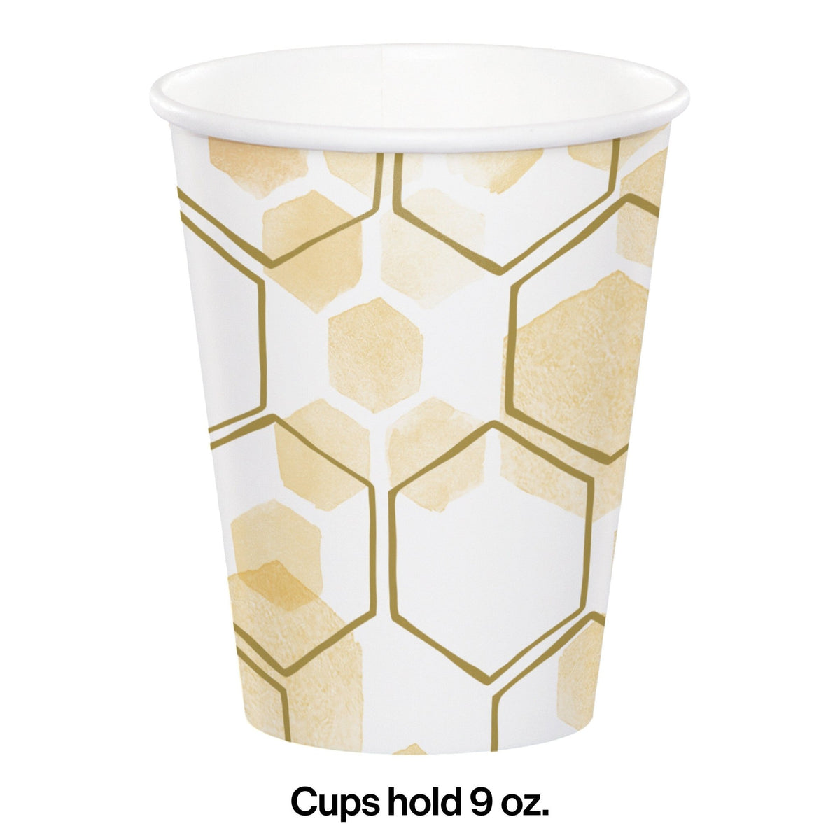 Honeycomb Bee Party Cups - Stesha Party