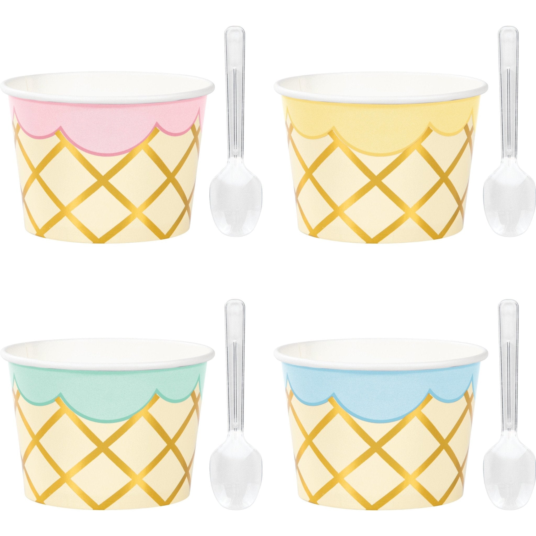 Dog Themed Ice Cream Cups, Bone Treat Cups, Dog Birthday Party, Treat Cups  for 16 