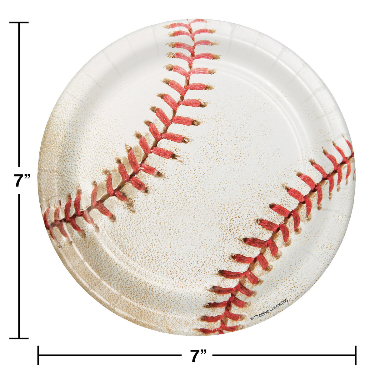 Baseball Party Cake Plates - Baseball Birthday Plates, Sports Party Decorations, Baseball Baby Shower Supplies, Sports Birthday Decorations