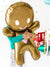 34" Pink Heart Gingerbread Balloon - Stesha Party