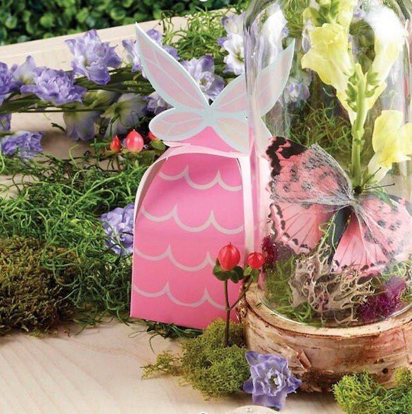 Iridescent Fairy Party Favor Boxes - Stesha Party