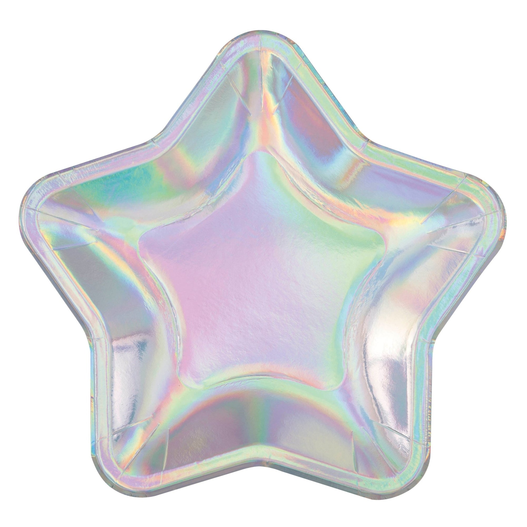 Iridescent Star Plates - Stesha Party