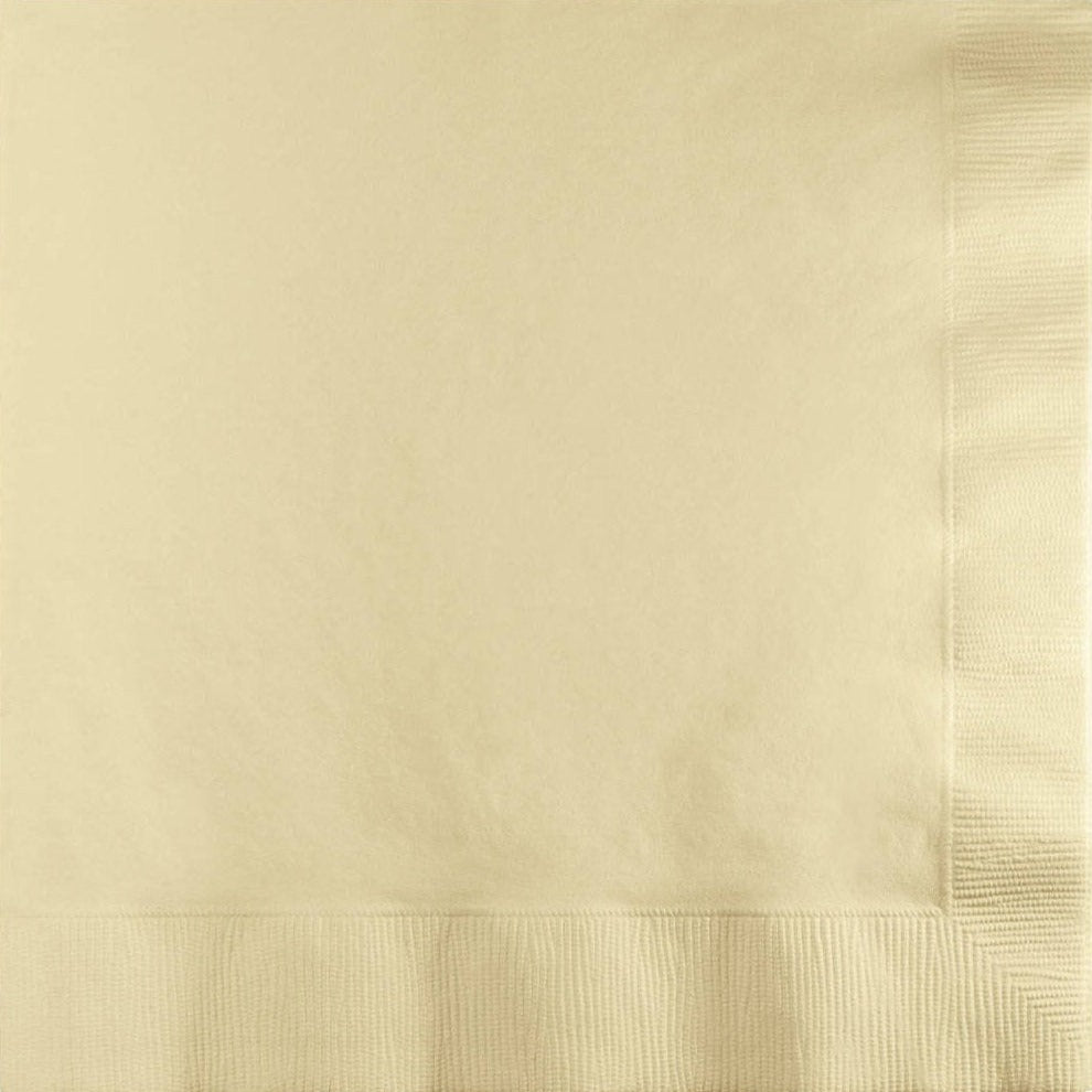 Ivory Luncheon Napkins - Stesha Party