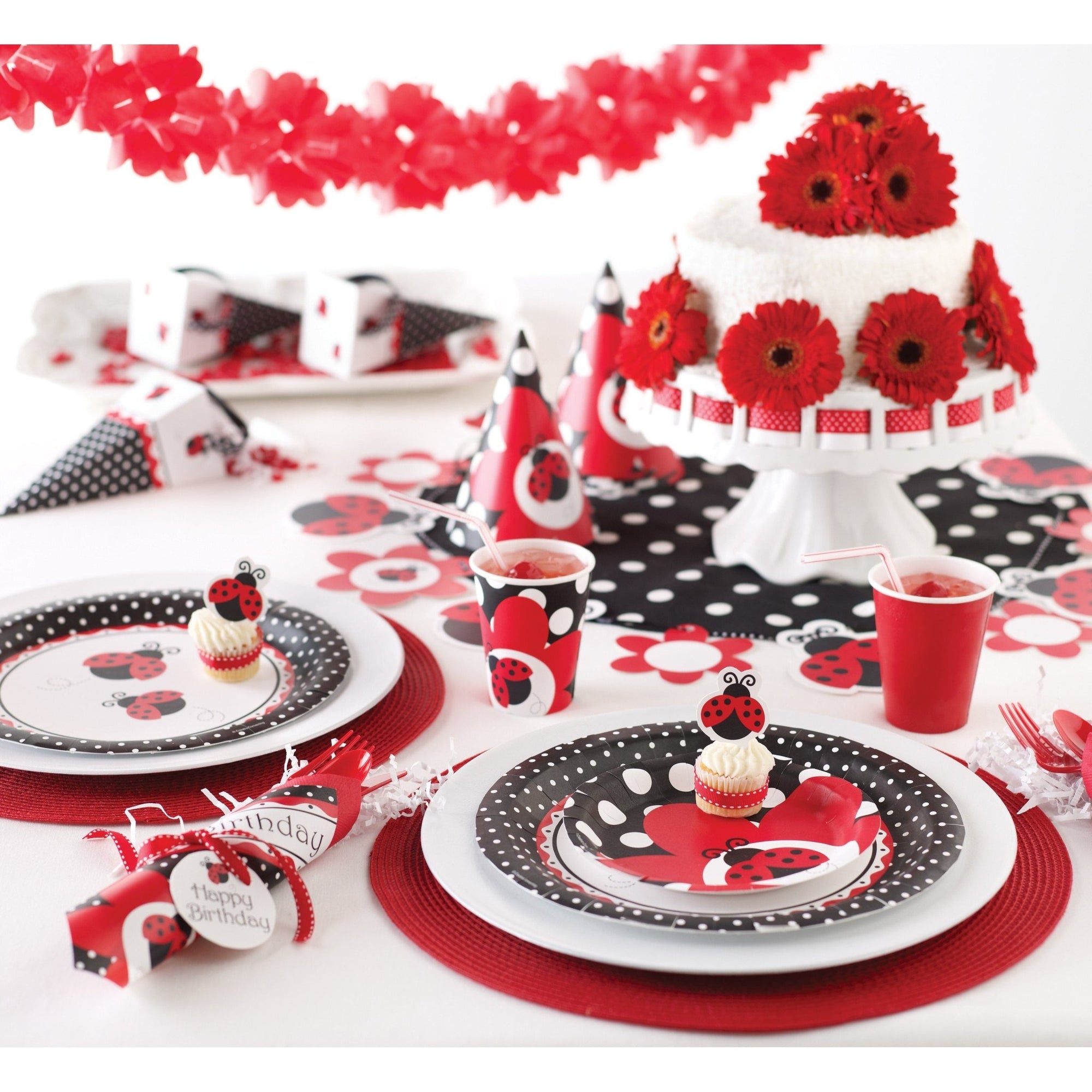 Ladybug Party Cups - Stesha Party