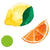 Lemon Citrus Party Confetti - Stesha Party