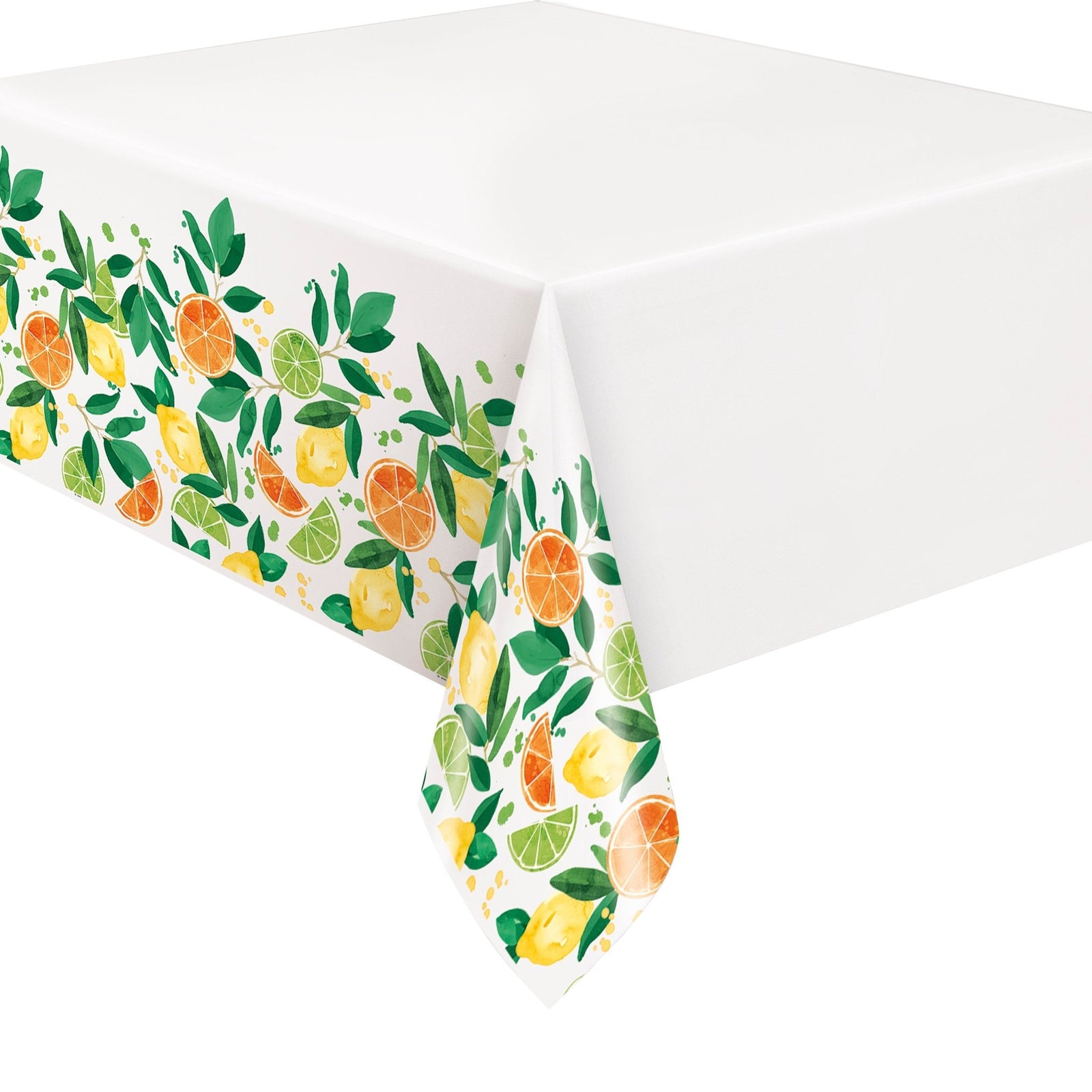 Lemon, Lime & Orange Citrus Party Tablecloth - Stesha Party