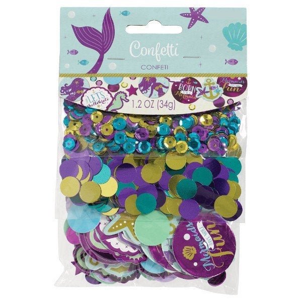 Mermaid Party Colorful Confetti - Stesha Party