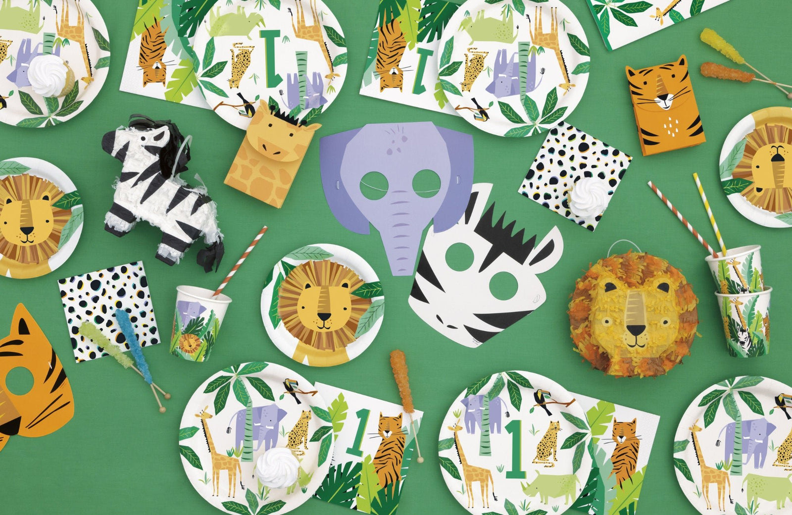 Mini Lion Safari Party Piñata - Stesha Party