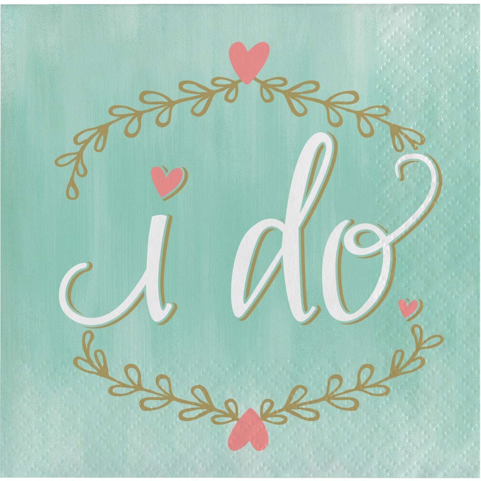 Mint Napkins "I Do" - Stesha Party