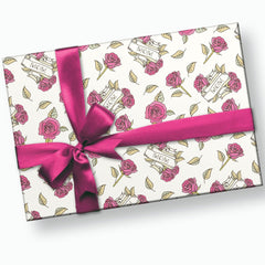 Mother's Day Rose Wrapping Paper - Stesha Party - floral gw, mothers day,  mothers day gw