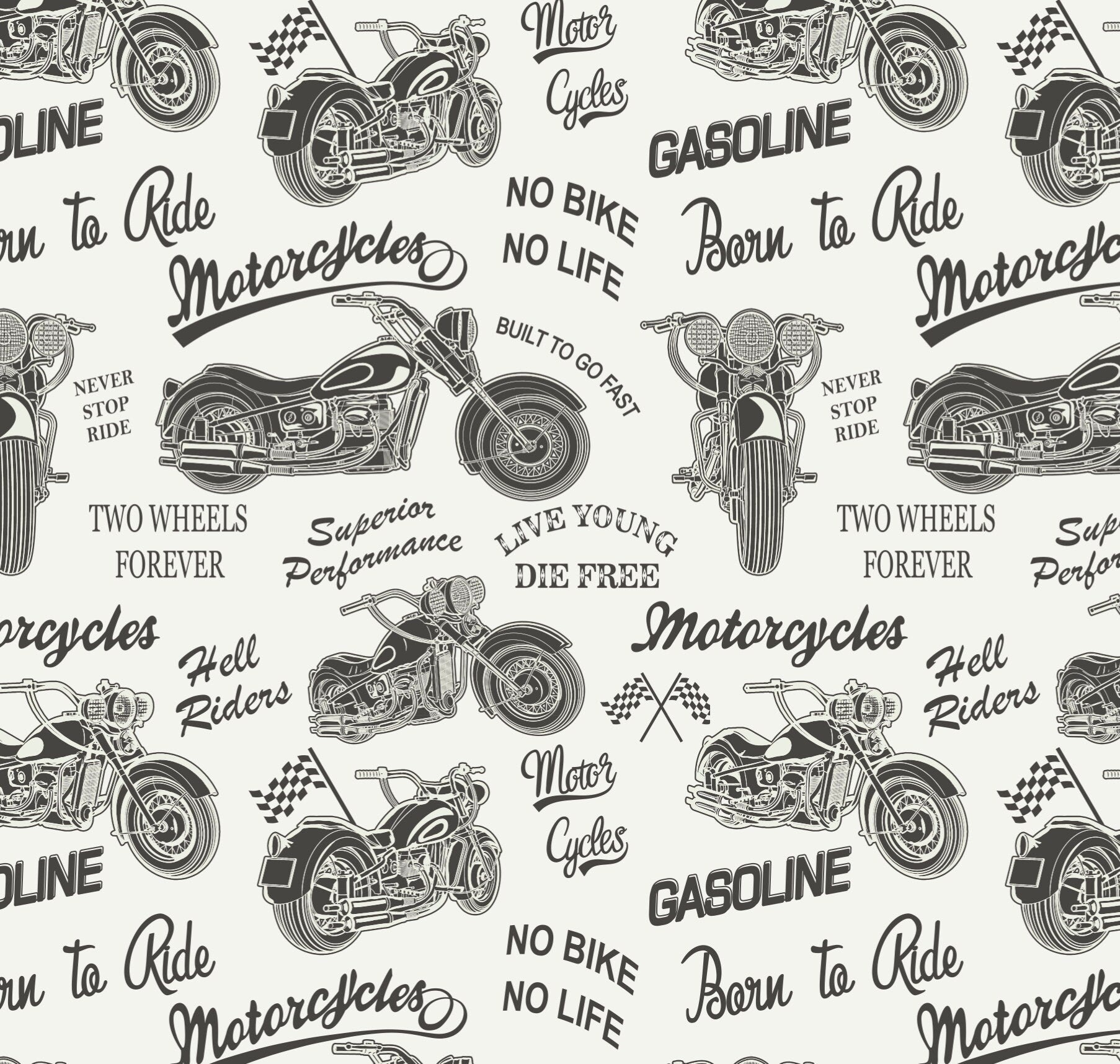 Motorcycle Wrapping Paper - Stesha Party