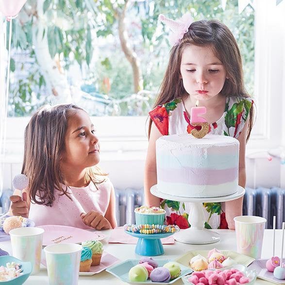 Number Five Pink Candle - Stesha Party