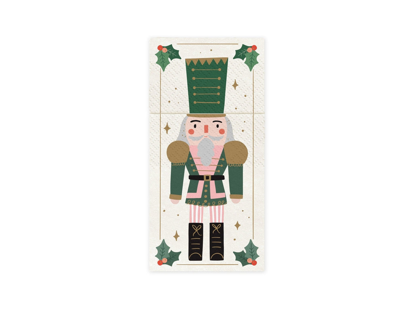Nutcracker Cutlery Holder Napkins 6ct - Stesha Party