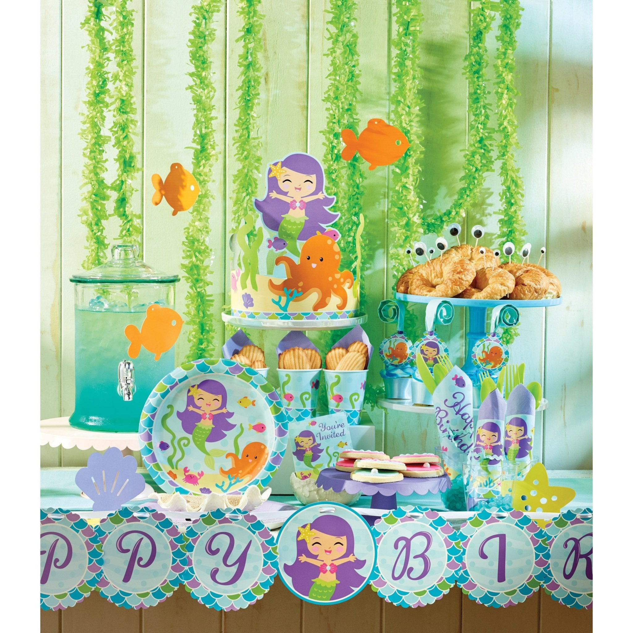 Ocean Party Hanging Decorations - Stesha Party - birthday, birthday girl,  girl birthday