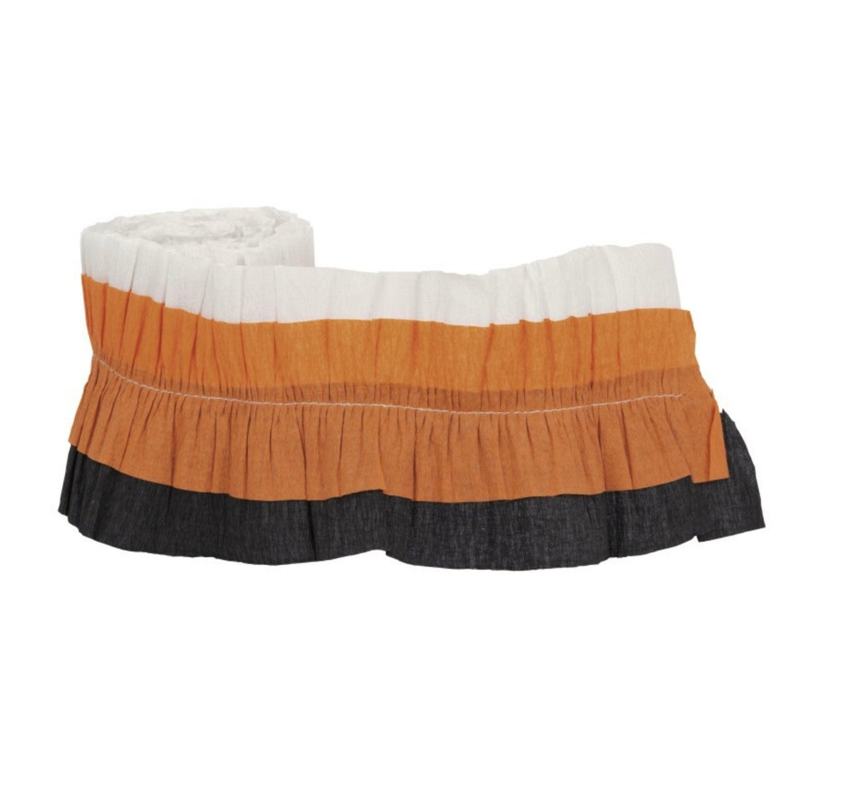 Orange &amp; Black Halloween Party Streamer - Stesha Party