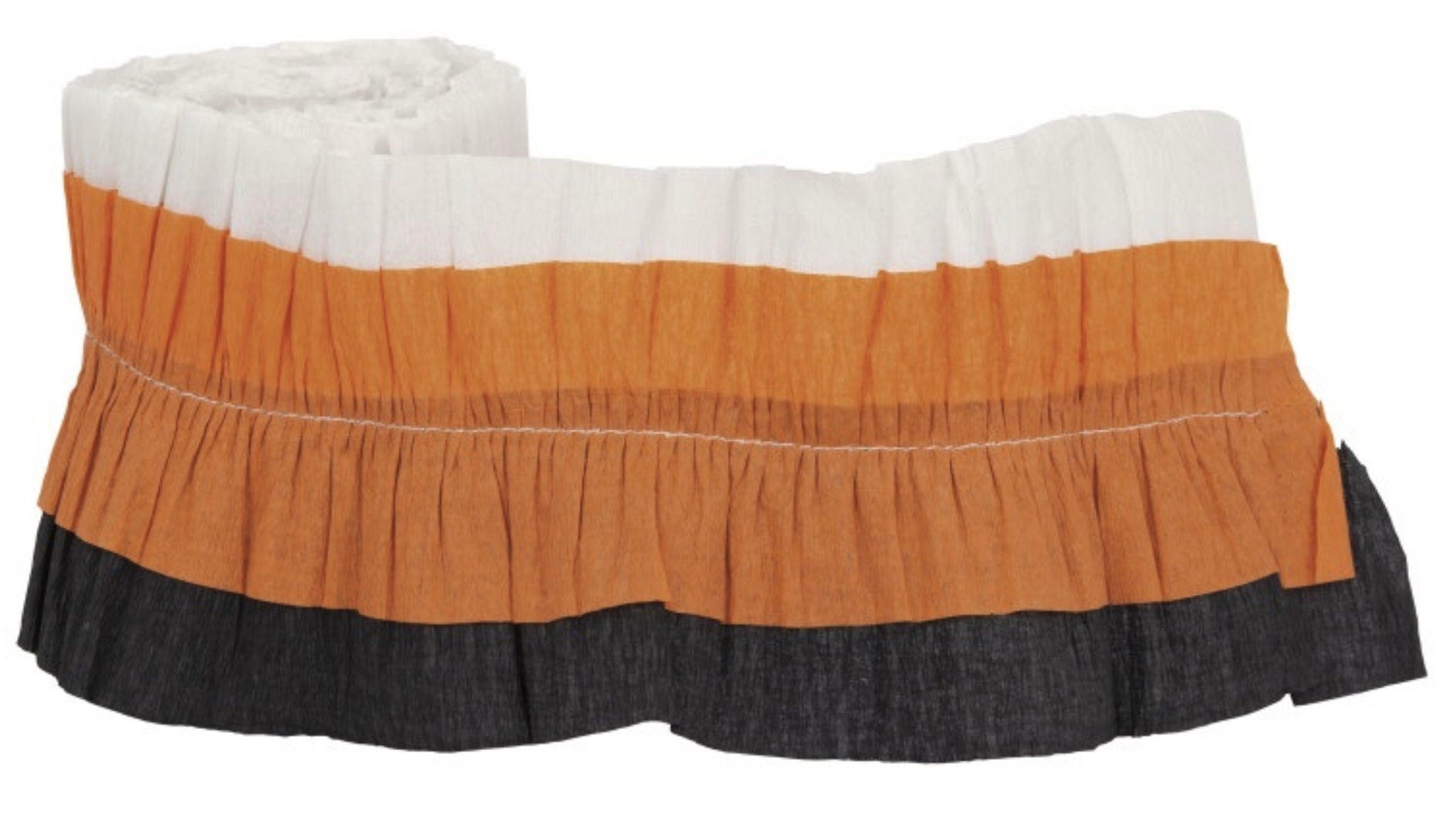 Orange & Black Halloween Party Streamer - Stesha Party