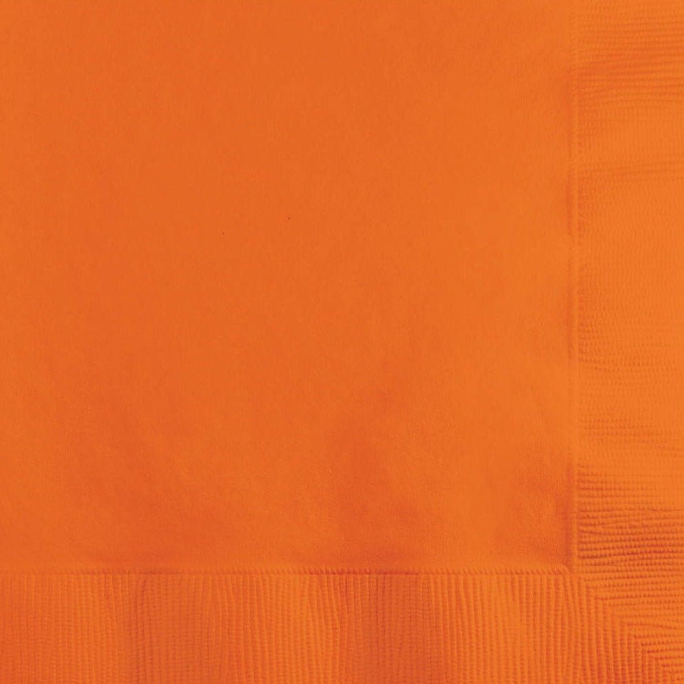 Orange Colored Napkins - Stesha Party