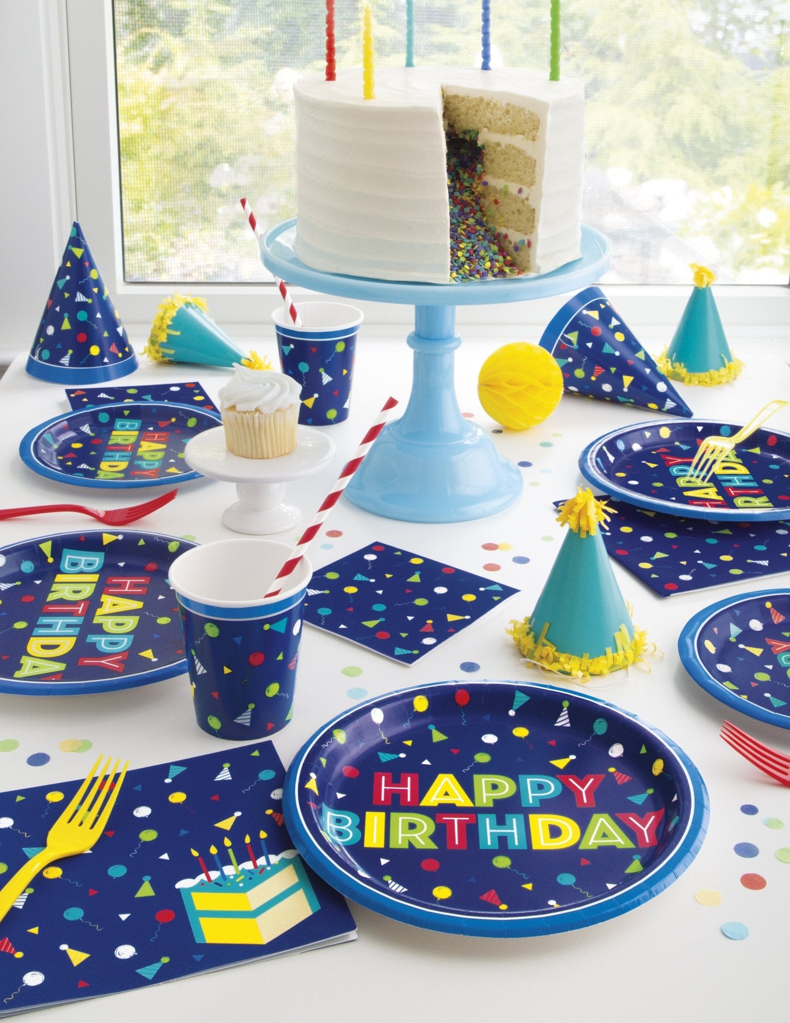 Paint Party Rainbow Candles - Stesha Party