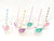 Pastel Donut Party Clear Cups - Stesha Party