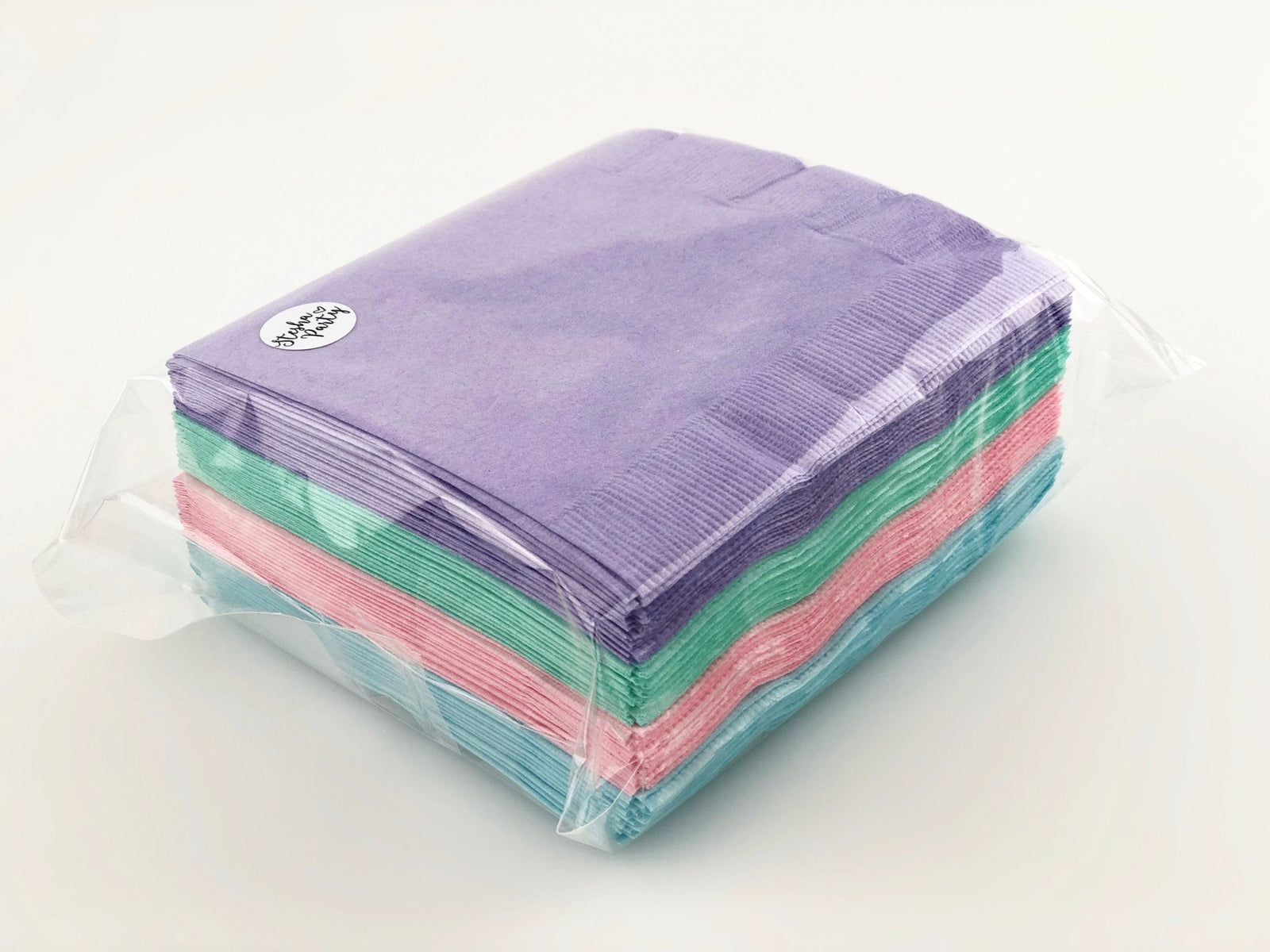 Pastel Rainbow Assorted Party Napkins - Stesha Party
