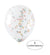 Pastel Star Confetti Latex Balloons 5ct - Stesha Party