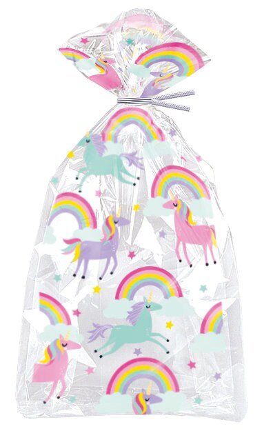 Pastel Unicorn Party Favor Goodie Bags - Stesha Party