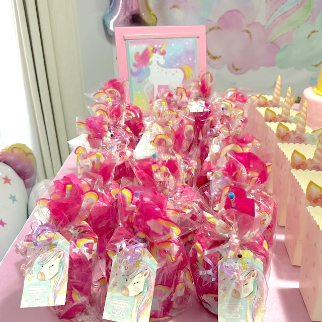 Pastel Unicorn Party Favor Goodie Bags - Stesha Party