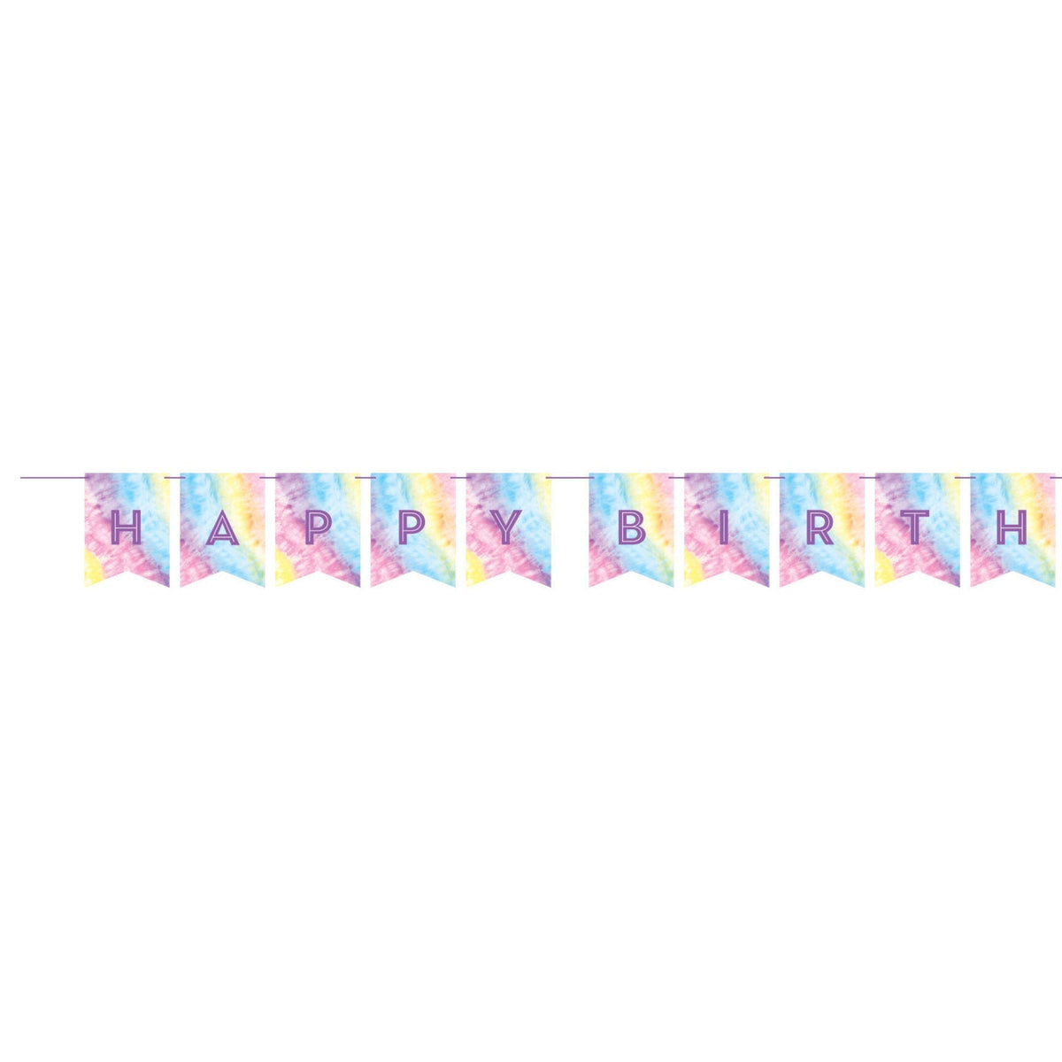 Personalized Tie Dye Party Banner - Stesha Party