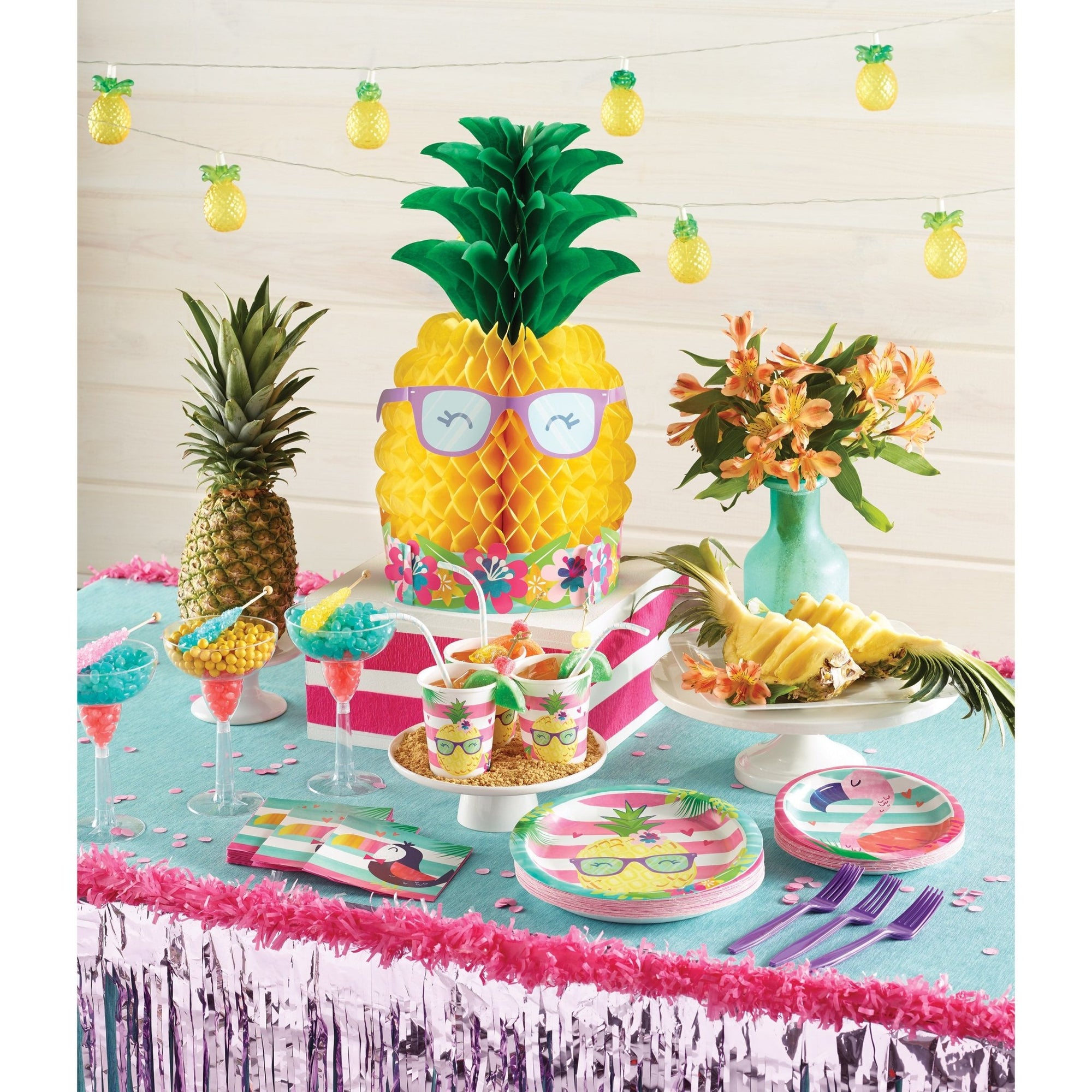 Pineapple Party Favor Bags - Stesha Party