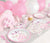 Pink and White Balloon Centerpiece & Confetti - Stesha Party